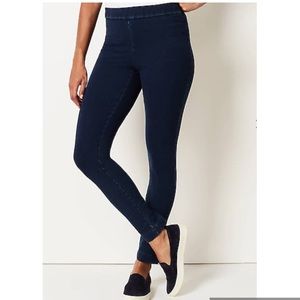 Pure Jill Indigo Ankle Leggings blue denim XS